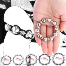 Men Stainless Steel Penis Stretcher Ring Metal Balls Enhancer Delay Ejaculation