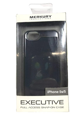 Merkury Innovations Executive Full Access Snap On Case for iPhone 5/5s - BLACK