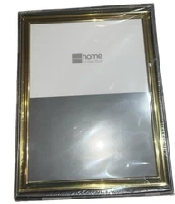 JC Penney Home Collection 10" X 13" Shiny GOLD PICTURE FRAME Photo DOCUMENT MAP