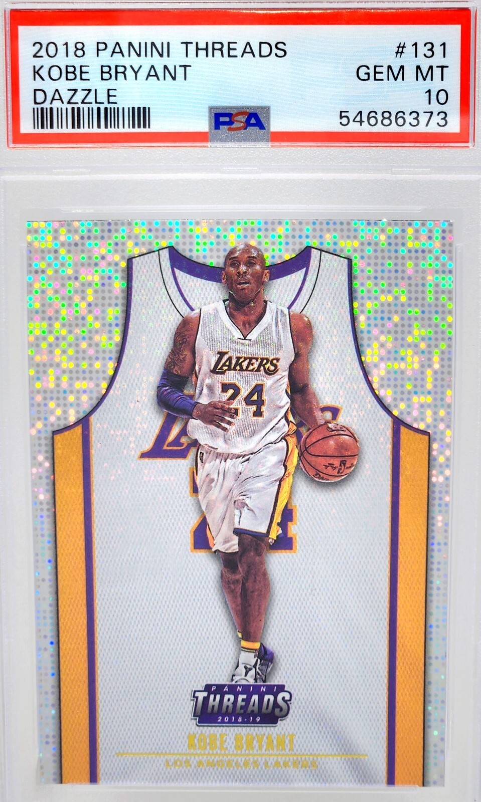 PSA10 Kobe Bryant Focus Jersey Away NBA