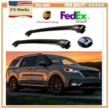 Fits for KIA Carnival 2022-2026 Cross Bar Roof Rack Crossbar Cargo Carrier Alu.