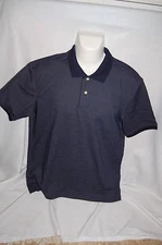 Mens POLO Shirt MUTED Navy BLUE Rugby M 38-40 L 42-44 