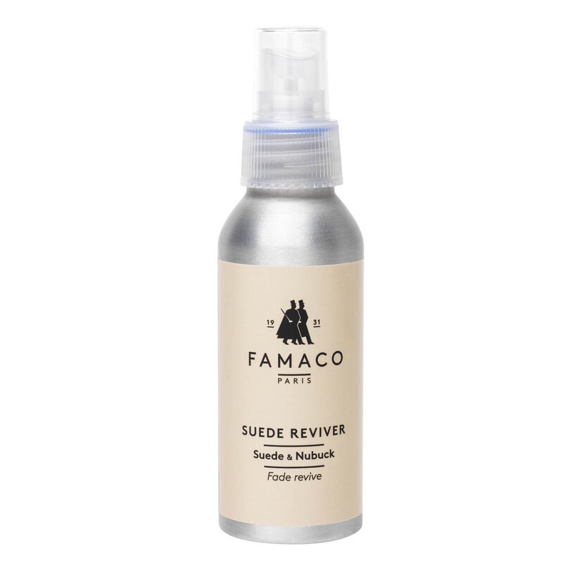 Famaco Suede & Nubuck Fade Restore Revive Footwear Shoes Boots Dye Leather Spray