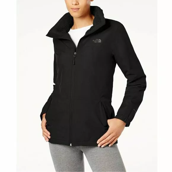 North face women's clearance jacket with fur inside