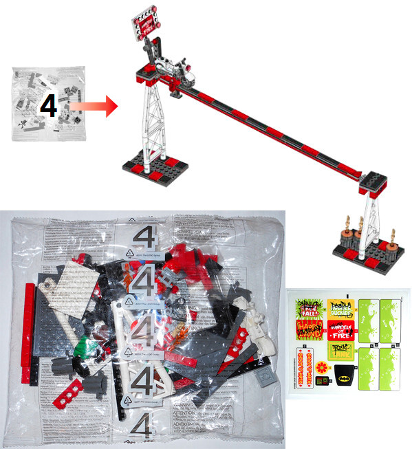 LEGO 76035 Jokerland: Harley's Wheels of Fire ride only (NEW