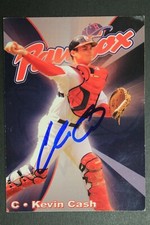 Kevin Cash Tampa Bay Rays Coach Autographed Signed 2003 Choice Pawtucket #6 Card