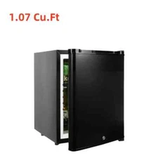 Mini Fridge Beverage Cooler 1.07 Cu.Ft Compact w/Lock for Home Bar Bedroom New
