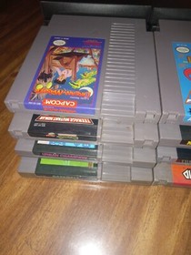 Nintendo Nes Video Game Lot of 8:TMNT, Little Nemo,  Urban Champion, Baseball