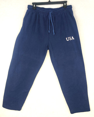Vintage E.B.G.B. Size Medium Fleece Sweatpants Made In USA 5551