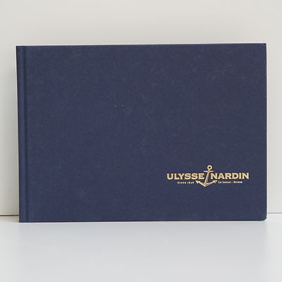 ULYSSE NARDIN LIBRO BOOK CATALOGO BLOCKET DEPLIANT BROCHURE ANNO 2014