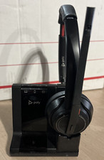 LOT OF 8 PLANTRONICS POLY SAVI W8220 HEADSET DECT WIRELESS HEADSET CHARGE CRADLE