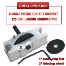 Carbide 2*Grinding Wheel Performance Engine Piston Ring Filer Grinder 66785