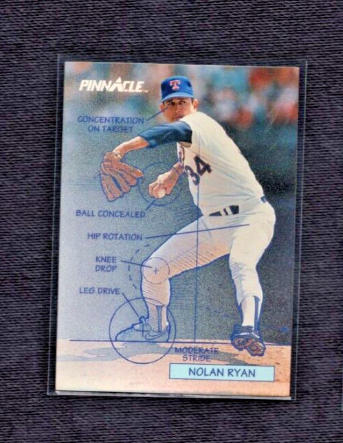 1992 Pinnacle #618 Nolan Ryan Texas Rangers HOF NM+