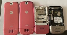 2000s Motorola Mobile Phones Lot - W220 Pink, Slvr L6 Pink, EM330 Flip