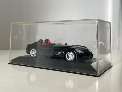 Miniature Mercedes SLR 1/43 Minichamps McLaren Grise Metallisee Avec Figur The Stig