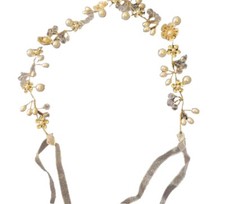 Bridal Crystal Wedding Hairband. Rhinestone  Flower Fairy Headwear. Free Ship 