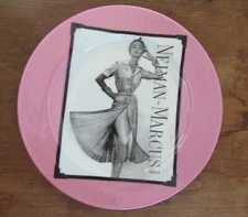 Neiman Marcus 95th Anniversary 4 Plates/Box  Vintage Fashion  FREE SHIPPING NEW