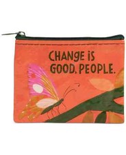 Blue Q- Change Is Good, People. Coin Purse BlueQ pouch