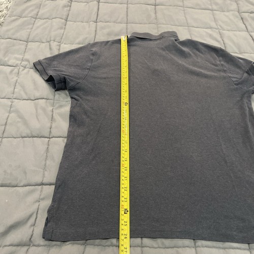 Polo Ralph Lauren polo uomo L grigia manica corta personalizzata slim fit logo pony - Foto 14 di 15