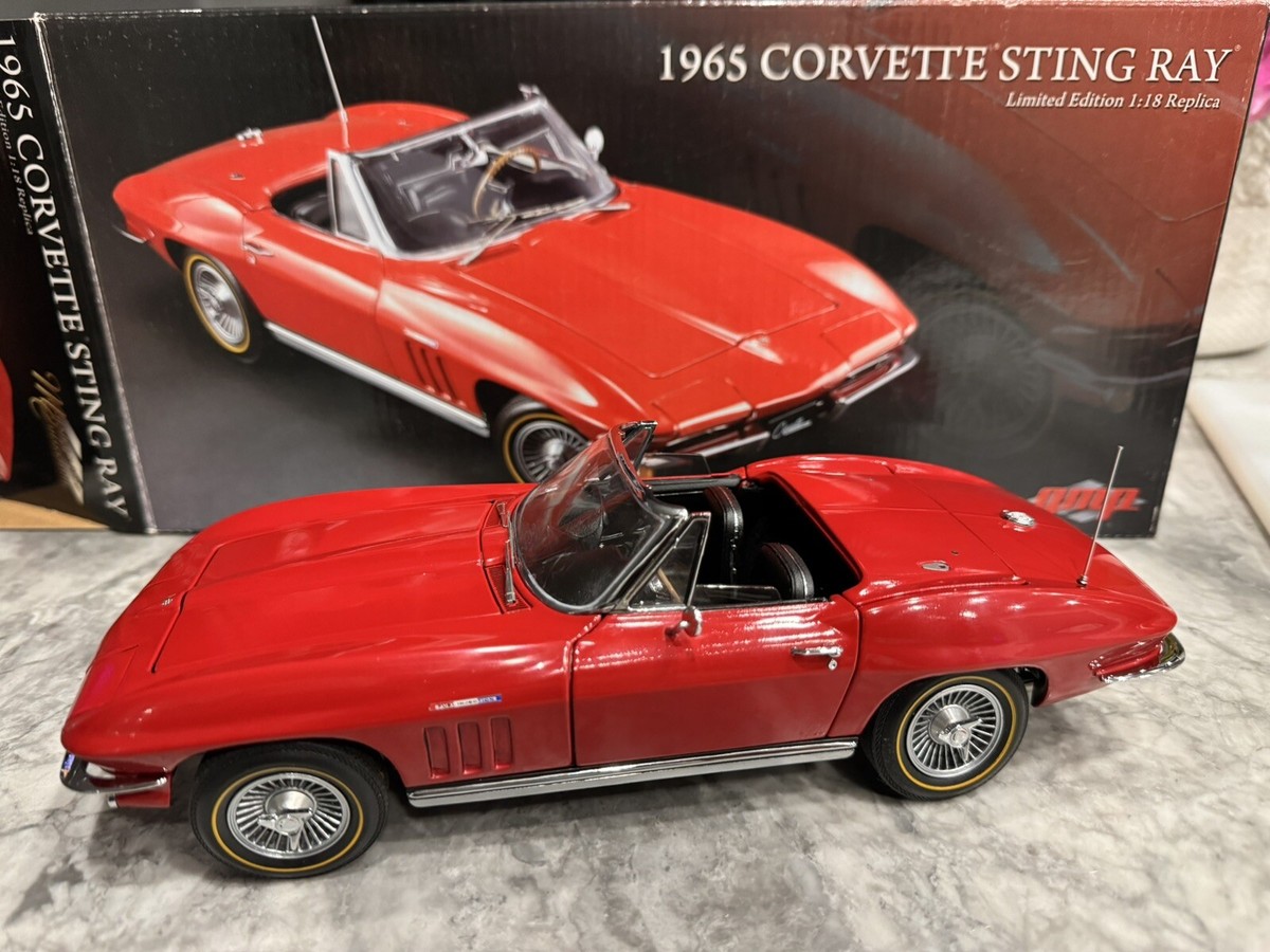 1/18 GMP 1965 Chevy Corvette Convertible Red Detailed Highend