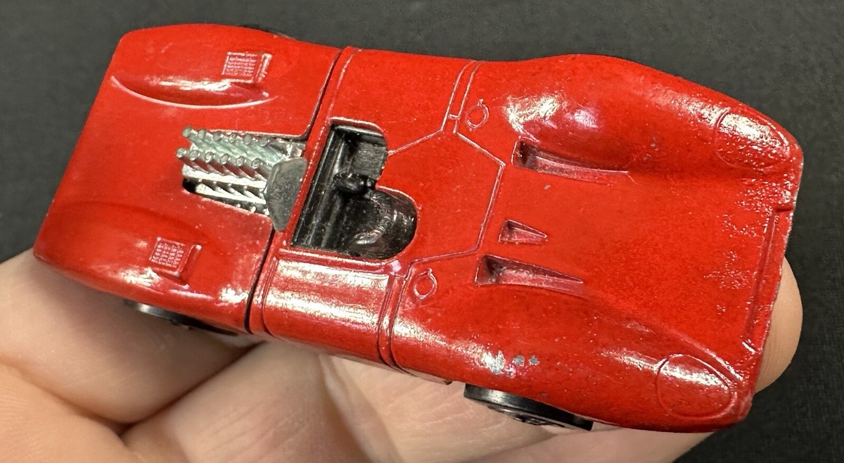 RARE Vintage 1970 Hot Wheels Redline Ferrari 312P Red Enamel USA