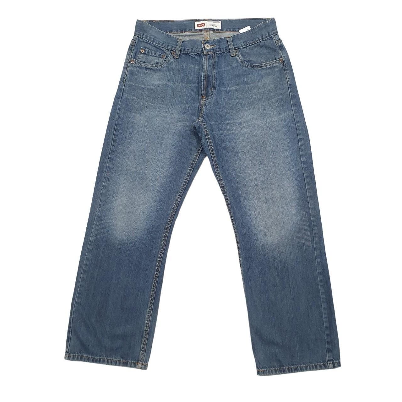 LEVIS 514 Jeans Straight Fit Blue Denim Trousers Womens UK18 image 2