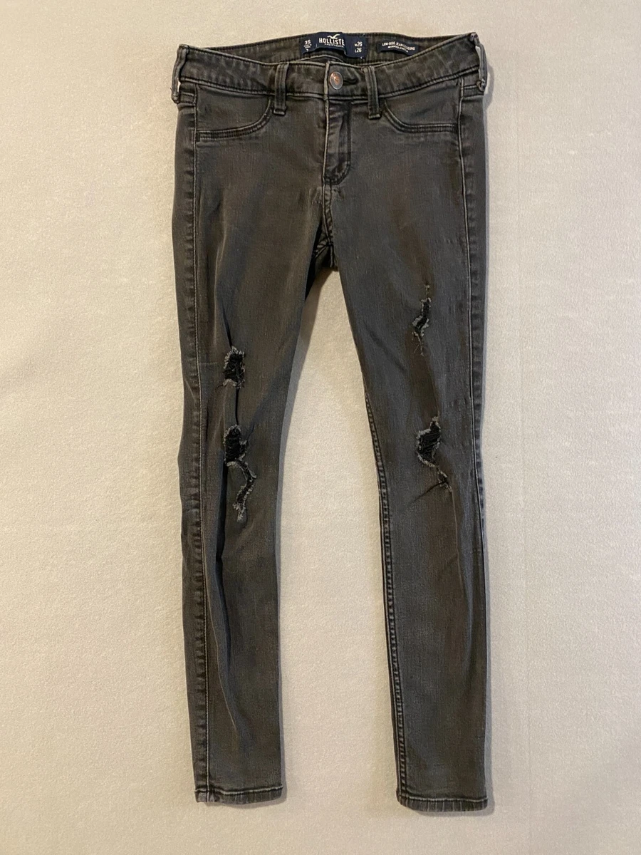 Hollister Jeans Womens Size 26 x 26 Low Rise Jeggings Advanced Stretch Black