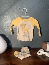 Disney Baby 9 month Lion King 2 piece pajama set