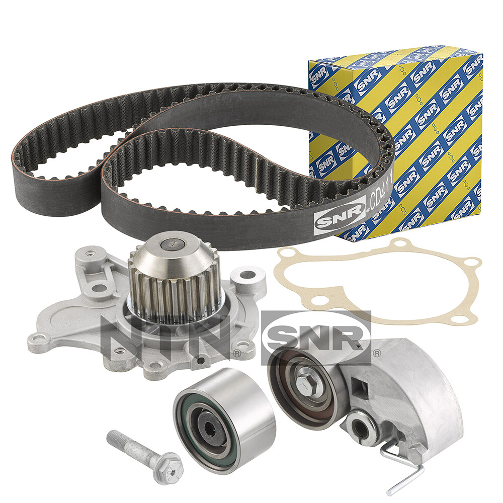 Kit de distribution avec pompe à eau SNR KDP470.241 en alliage et roulements haute précision