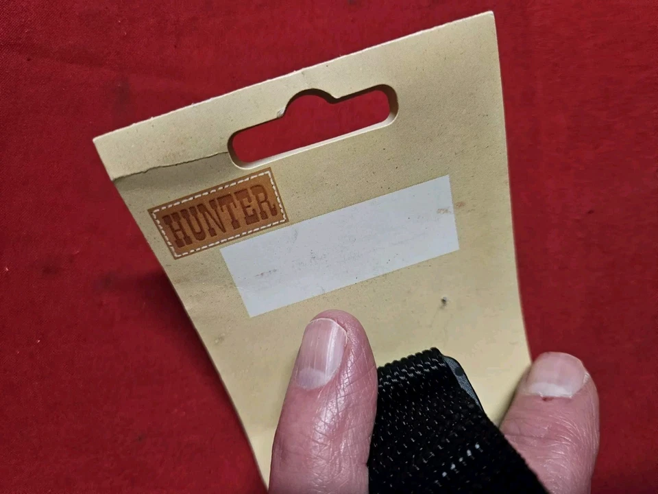 Eslinga para rifle Hunter de goma negra de 2". Antideslizante. Foto 3 de 4