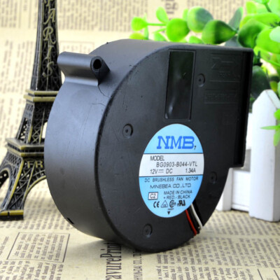 1pc NMB BG0903-B044-VTL 12V 1.34A 9733 3-wire Turbo Centrifugal Cooling  Fan