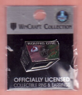 PIN NHL MINNESOTA WILD vs COLORADO AVALANCHE 2014 STANLEY Collector PIN #BL