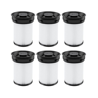 Nispira Fine Dust Vacuum Filter for Miele Triflex HX1 Vacuum Cleaners, 6 Packs