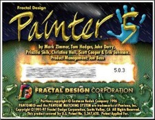 Painter 5.0.3 Bundle Version for Power Macintosh and Windows 95/NT HTF  RARE 