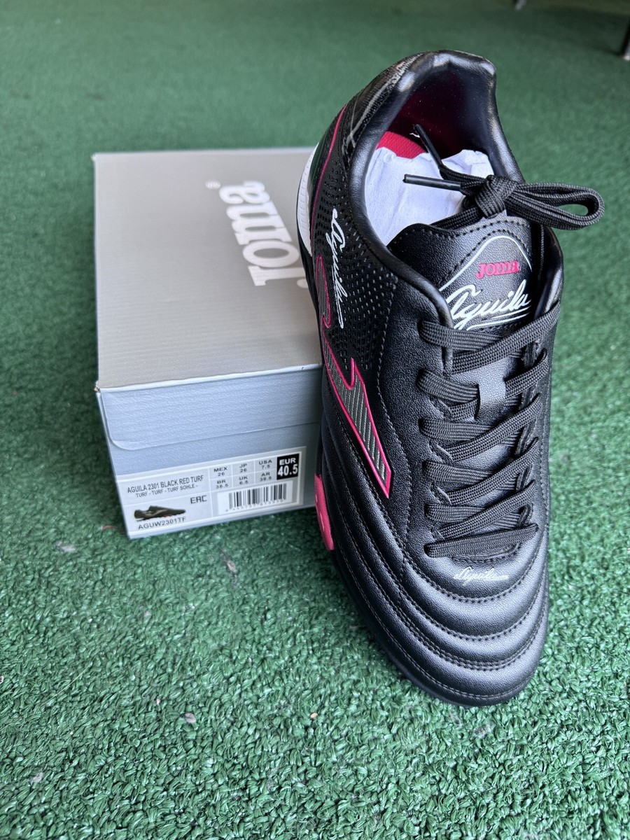 Joma Aguila 2301 TF Men's Soccer Shoe - Black/Red | eBay
