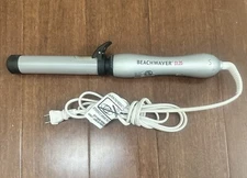 Beachwaver S1.25 Ceramic Rotating Curling Iron 1.25” Silver & Black, BW1138