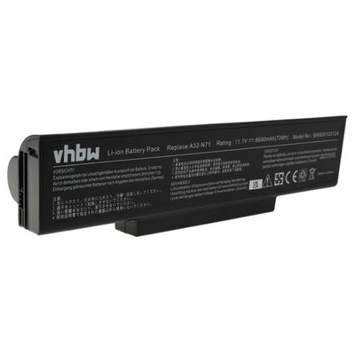 Akku für Asus A72 A72J A72F A72DR A72D K72D K72 A72JR A72JK K72DR 6600mAh 11,1V
