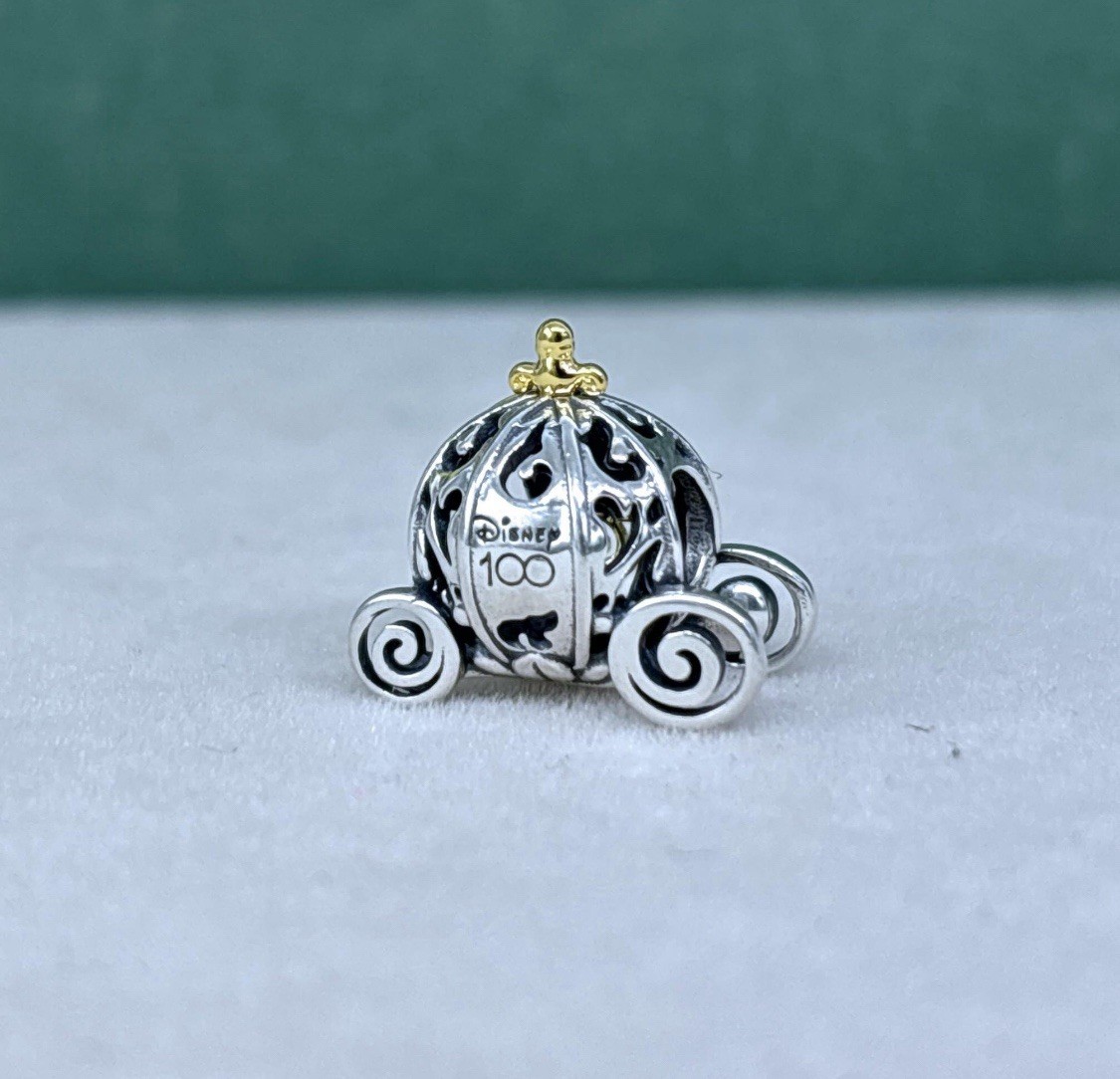 Pandora 792553C01 Disney 100th Cinderella's Carriage w/ Lab-grown