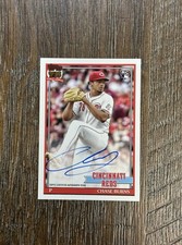 CHASE BURNS RC 2026 Topps Series 1 Rookie #91A-CBU Cincinnati Reds On Card AUTO