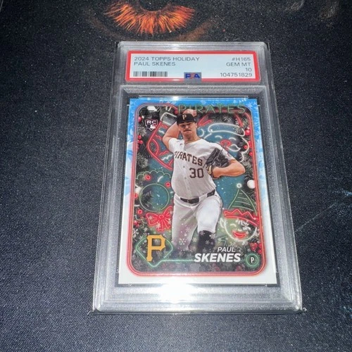 2024 Topps Holiday - Paul Skenes #H165 (RC) PSA 10 GEM MINT Pittsburgh Pirates