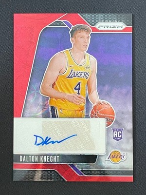 Dalton Knecht 2024-25 Panini Prizm RC Red Signatures #RSI-DKL