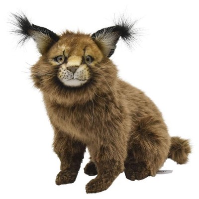 HANSA Caracal Plush Stuffed Animal Realistic Wild Cat 11in Japan