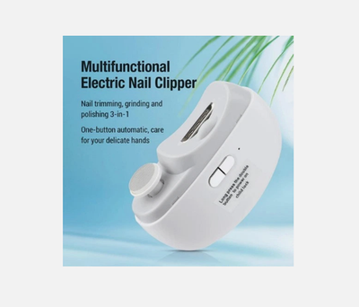 #ad Electric Nail Clipper Grinding and Polishing with Light Automatic Nail Trimmer R $9.99