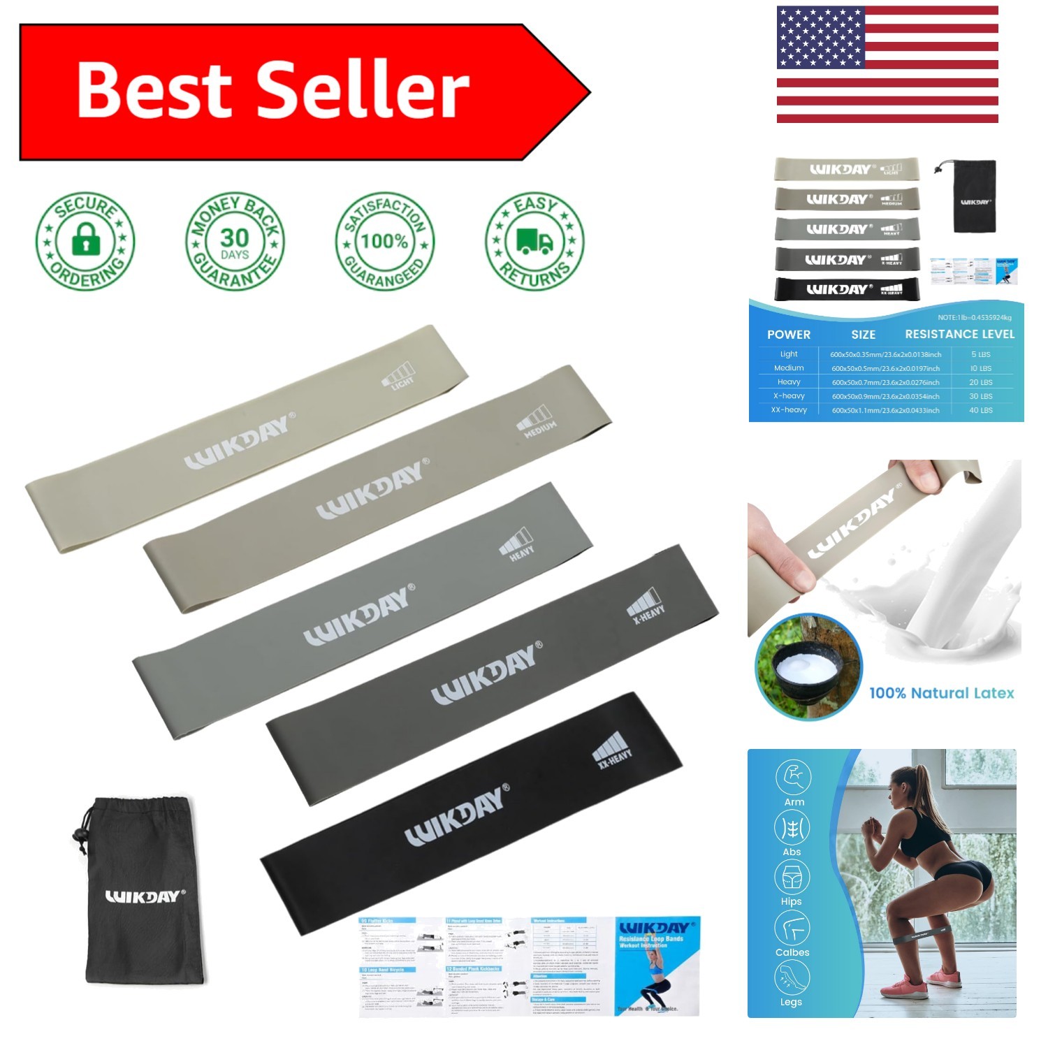 Set Of 5 - Versatile Workout Solution For All Levels