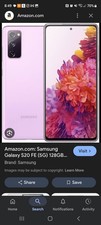 Samsung Galaxy S20 Fe 128 GB Cloud Lavender AT T 