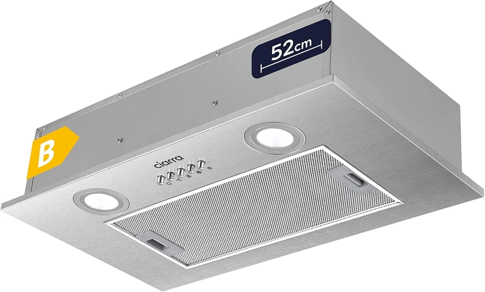 CBCS5913D Cappa Aspirante Da Incasso, Larghezza 52 Cm, 300 M³/H, Cappa Da Incass - Immagine 2 di 4