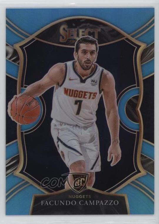 2020 Panini Select Concourse Light Blue Prizm 135/299 Facundo Campazzo #83 1fc4