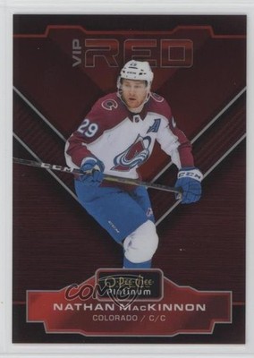 2022-23 O-Pee-Chee Platinum VIP Red Achievement 23/50 Nathan MacKinnon 5w0