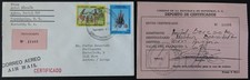 Honduras 1997 Registered Cover with Receipt / R-Brief mit Einlieferungsschein