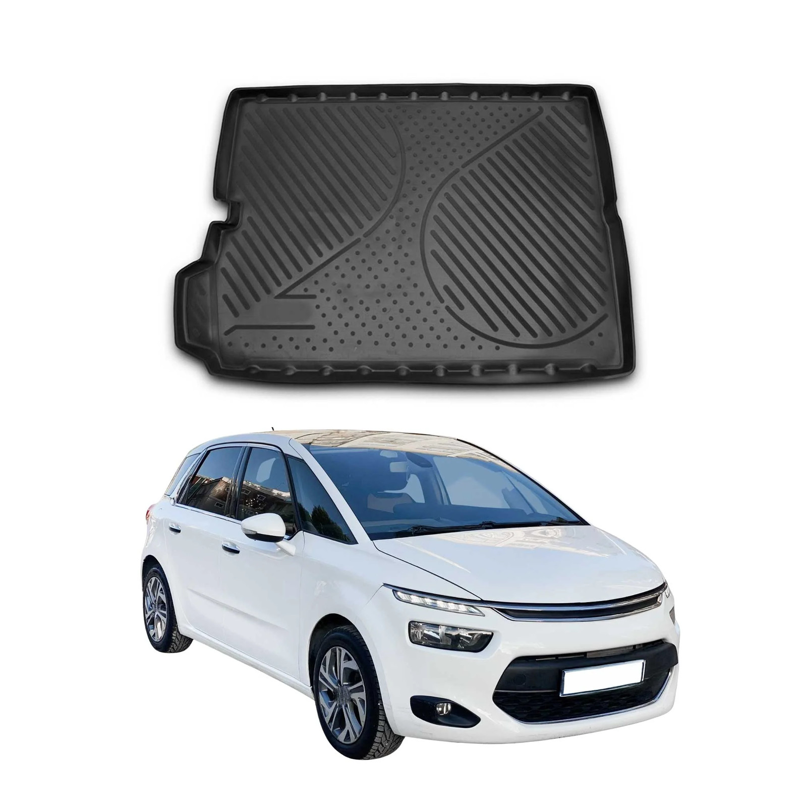 Tapis de coffre Citroen C4 Grand Picasso 2013-2023 idéal pour les sorties en famille
